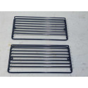 Par De Protetor De Farol Preto Fixa Scania 113 R Sc303