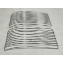 Par De Protetor De Farol Cromado Iveco Strallis - Iv338 