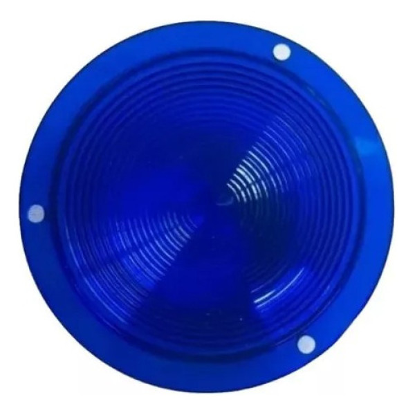 Lente Lanterna Degrau Universal Azul - Gf0007az