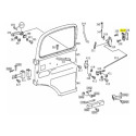 Batente Porta Dianteira Lado Direito Pino Sem Cabeça - 50124
