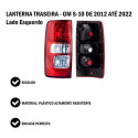 Lanterna Traseira Esquerda Chevrolet Gm S-10 Ls Lt 2020 2021