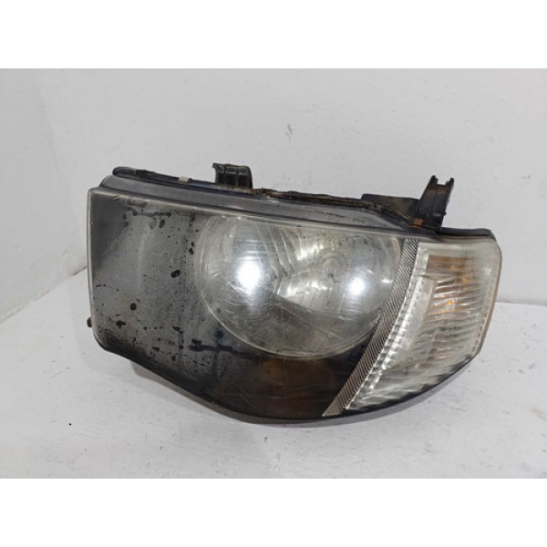  Farol Esquerdo Mmc L200 Triton 2011 C/detalhe