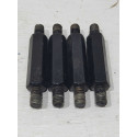  Kit 4 Prisioneiro Rodoar Rosca 8mm Cromado