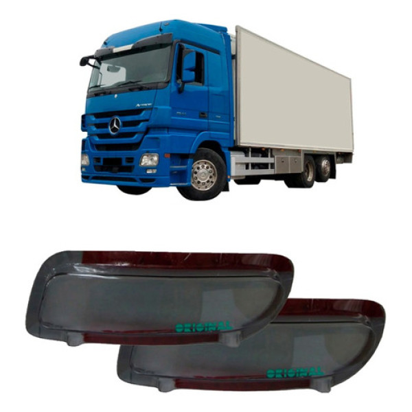 Par Protetor Auxiliar Seta Iveco Stralis 2008 Fumê