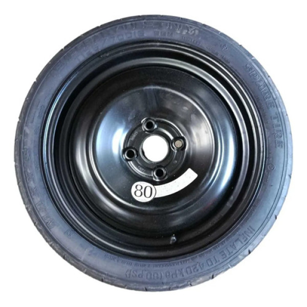 Roda Estepe Com Pneu 125 / 70 Aro 15 Yaris 2024 Cinza