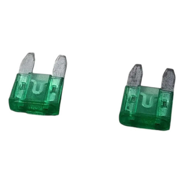 Kit C/ 2 Modulo Mini Fusíveis 30 (verde)