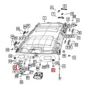  Acabamento Quebra Sol Jeep Grand Cherokee 2011/22 Cx239