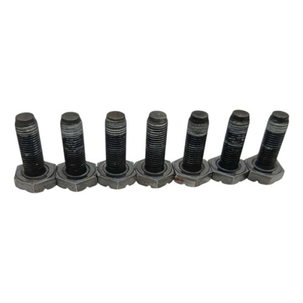 Kit 7 Parafuso Voltante Virabrequim Sandero 1.6 8v 2017 A 21 Prateado