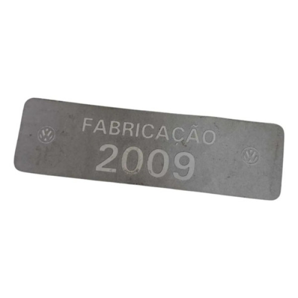 Emblema Plaqueta Etiqueta Ano Fabricação  Voyage Gol 2009 Prata