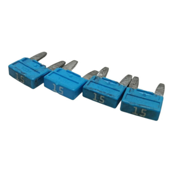 Kit 4 Mini Fusivel Azul 15a Azul
