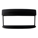 Moldura Contra Frente Painel Radio 1din Escort 1997 Cx001 Preto