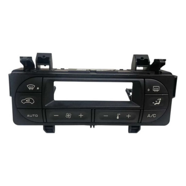 Kit Botão Moldura Comando Ar Condicionado C3 2003 A 2012 Preto
