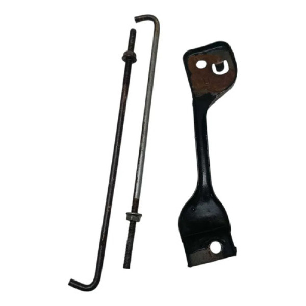 Suporte Haste Fixação Trava Bateria City 2010 A 2014 Preto