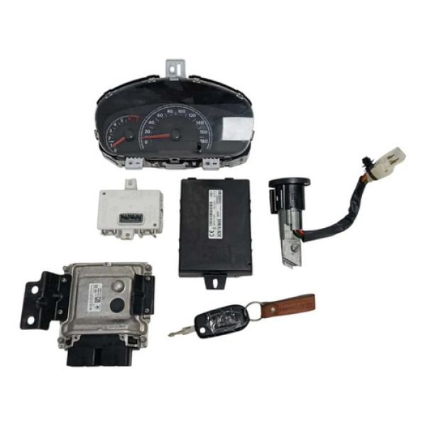 Kit Chave Code Modulo Ignição Kwid Intense 1.0 3cc 2018 A 24
