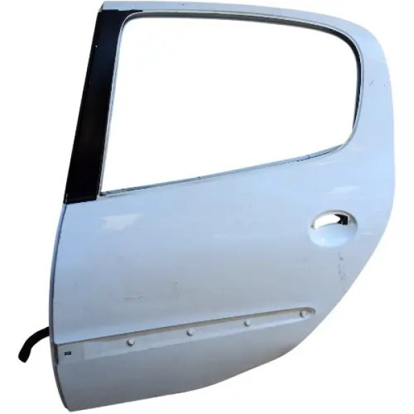 Porta Traseira Esquerda Peugeot 206 ~detalhe Traseira Esquerdo Branco