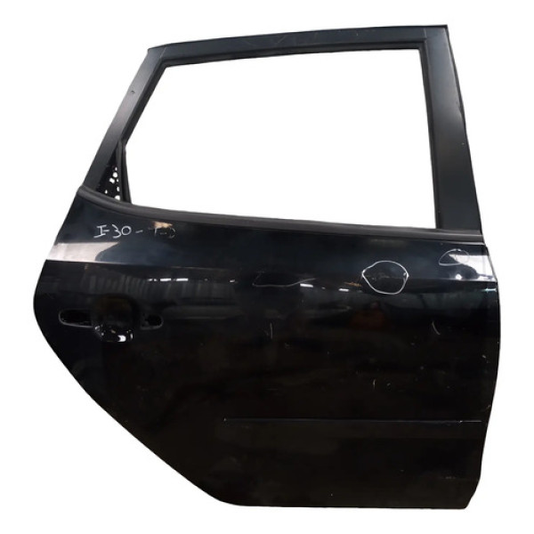 Porta Traseiro Lado Direito Hyundai I30 2009 A 2013 Traseira Direito Preto