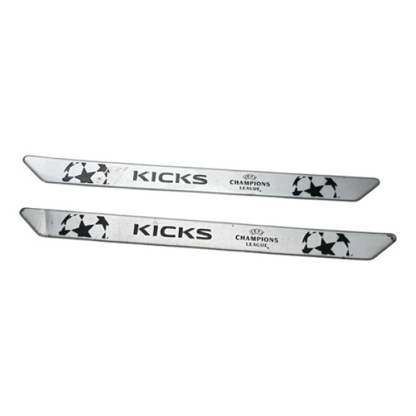 Par Friso Soleira Porta Diante Kicks Versão Champions League Cinza
