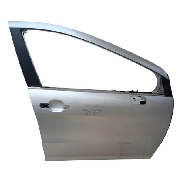 Porta Dianteira Direita Peugeot 2011 A 2016 308/408 Detalhe Dianteira Direito Prateado