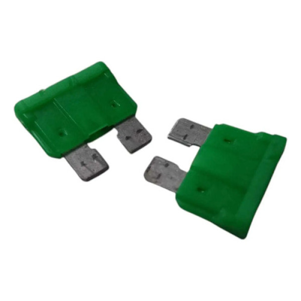 Kit C/ 2 Modulo  Fusíveis 30 (verde)