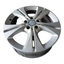 Roda Liga Leve Mercedes C200 Aro 17 5 Furo 5x112 Tala 7,5 Prateado