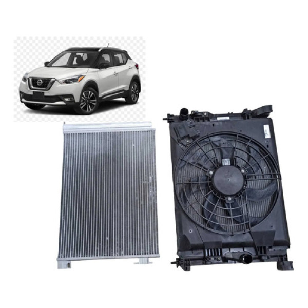 Kit Conjunto Radiador Nissan Kicks 1.6 2020