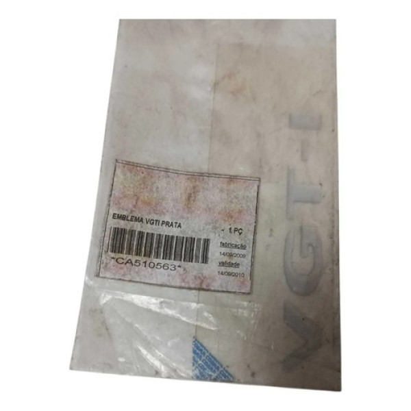 Emblema Adesivo Vgt-i Pajero Sport 1998 A 2007 Prata