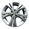 Roda Liga Leve Mercedes C200 Aro 17 5 Furo 5x112 Tala 7,5 Prateado