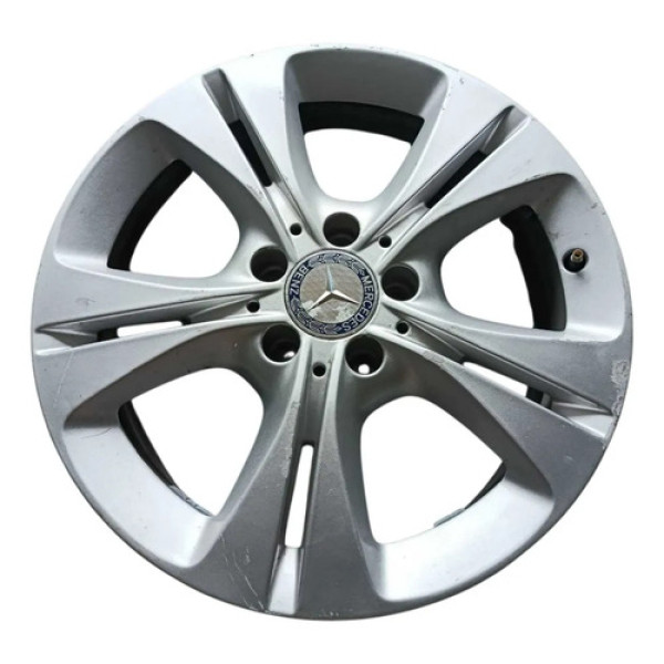 Roda Liga Leve Mercedes C200 Aro 17 5 Furo 5x112 Tala 7,5 Prateado