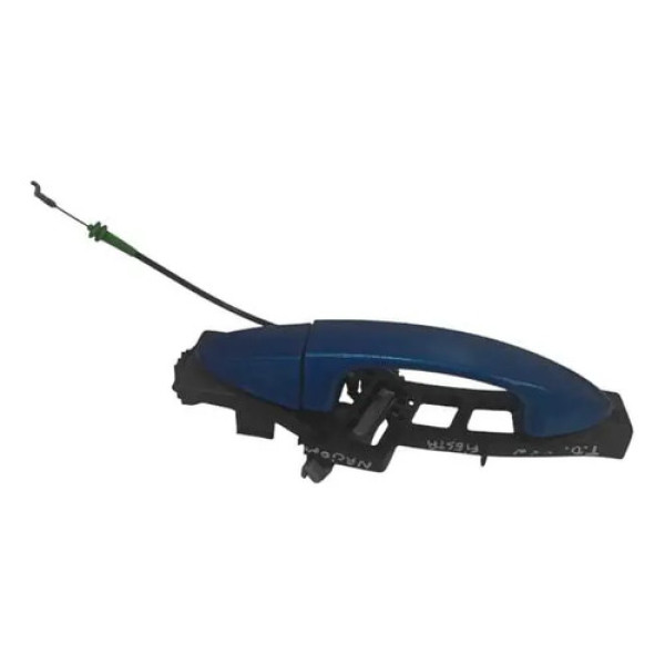 Maçaneta Externa Traseira Direita New Fiesta 2014 -17 Cx010 Azul Traseira