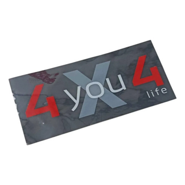 Adesivo Plástico 4 You 4 Life Mitsubishi Preto