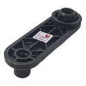  Manivela Vidro Traseira Direita Fiat Uno 2005 Cx208 Preto