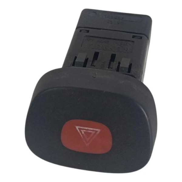 Botão Interruptor Pisca Alerta Clio 2006 A 2012 Preto