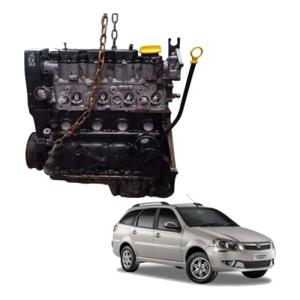 Motor Parcial Fiat Palio Weekend 1.8 114 Cv Flex Gm 2010