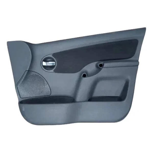 Forro De Porta Dianteira Direita Citroën C3 2004 A 2012 Cinza-escuro