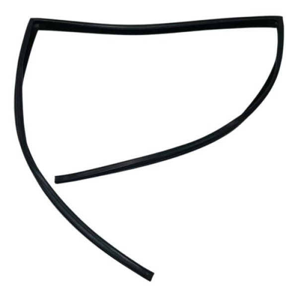 Borracha Canaleta Vidro Traseira Esquerda City 2010 A 2014 Preto