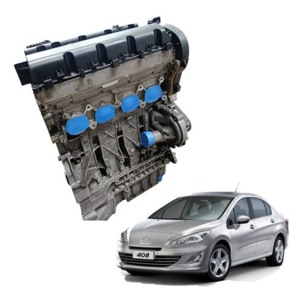 Motor Parcial Peugeot 408 151cv Flex 2.0 16v 2011 2012