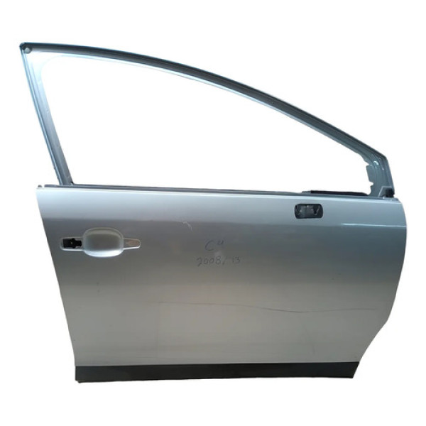 Porta Dianteira Direita Citroën C4 Pallas 2007 A 2013 Dianteira Direito Prateado