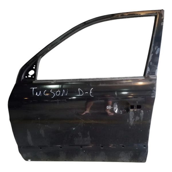 Porta Dianteira Esquerda Hyundai Tucson 2004 A 2017 Dianteira Esquerdo Preto