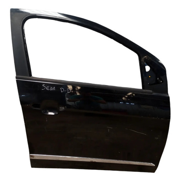 Porta Dianteira Direita Palio Grand Siena 2012 Até 2019 Dianteira Direita Preto