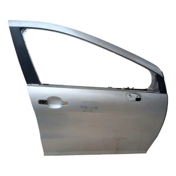 Porta Dianteira Direita Peugeot 308 408 2011 Á 2015 Dianteira Direito Prateado