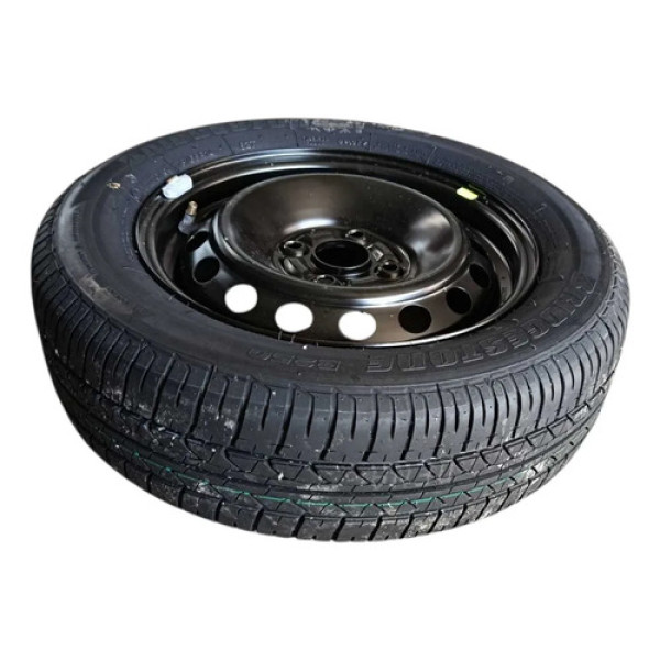 Roda Estepe Pneu Bridgeston 175 / 65 Aro 14 Etios 2013 A 17 Preto