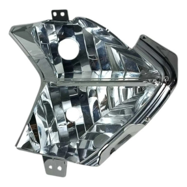 Acabamento Cromado Farol Direito Pisca Luz Baixa Hr-v 16/18 Cromado