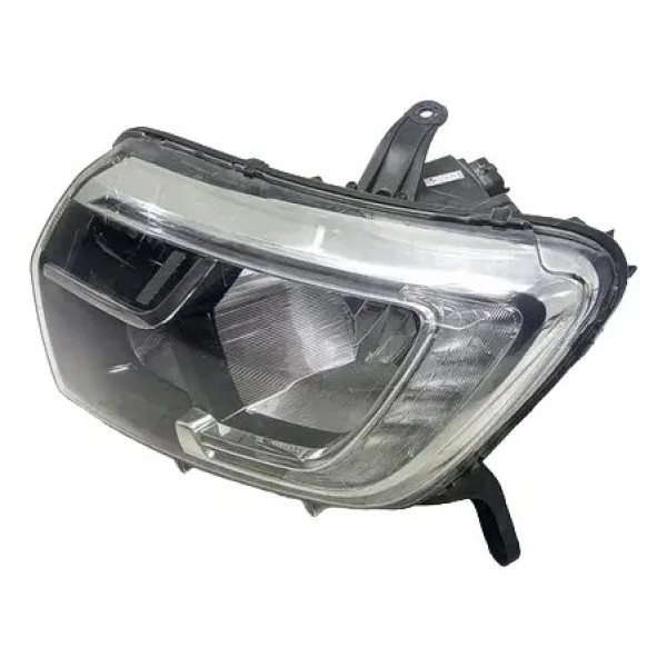 Farol Esquerdo Led Logan Sandero 2020 21 ~detalhe Cx044 Esquerdo/motorista