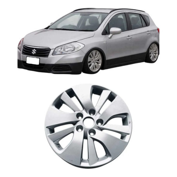 Roda Liga Leve R16 5*114.3 Suzuki Sx4 2 S-cross 2016 A 2022 Prata