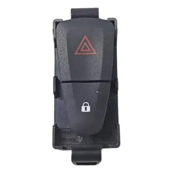 Botão Pisca Alerta Trava Renault Sandero 2020 Cx188 Preto