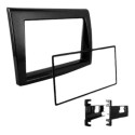 Moldura Painel 2din Multimídia Mp5 Fiat Bravo Cx035 Preto