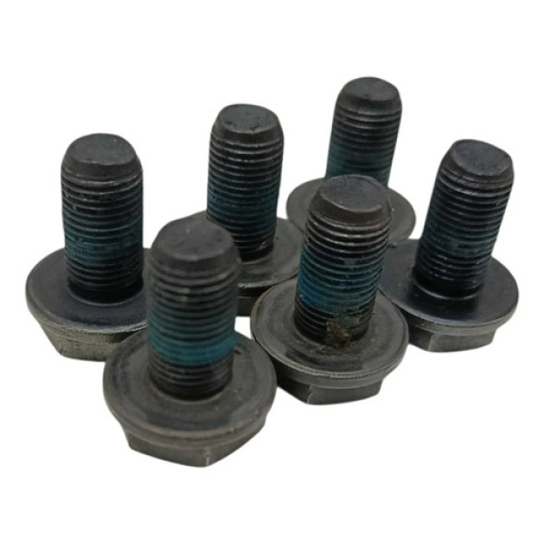 Kit 6 Parafuso Volante Virabrequim Escort Ap 1.8 1996 Prateado