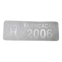  Emblema Etiqueta Ano Fabricação New Civic 2006 Cinza