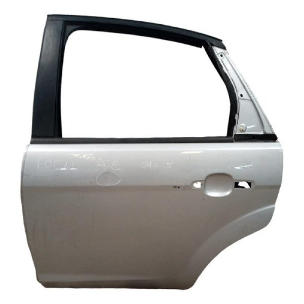 Porta Traseira Lado Esquerdo Ford Focus 2009 Á 2013 Traseira Esquerdo Prateado