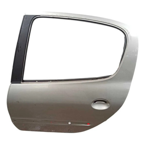 Porta Traseira Esquerda 207 Passion 1.4 2012 Traseira Esquerdo Cinza